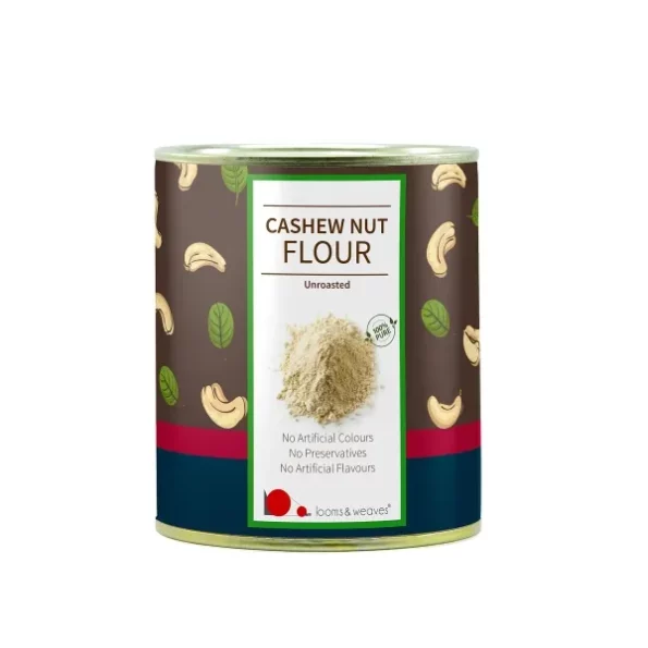 looms & weaves - Premium Raw Cashew flour - 250 gm available on Herbkart