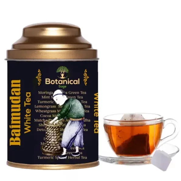 Botanical Sage - Baimudan/White Peony Tea 30 Pyramid Tea Bags, Herbkart8t761V-2JVYAzL.webp, Herbkart8t761V 2JVYAzL