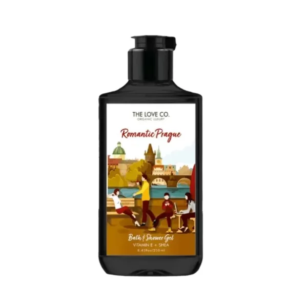 THE LOVE CO. Luxury Body Wash Shower Gel (Romantic Prague) available on Herbkart