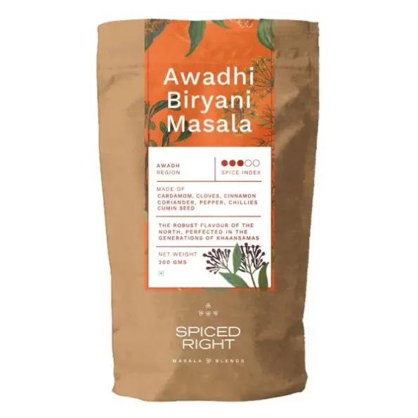 Spiced Right Awadhi Biryani Masala (200g) available on Herbkart