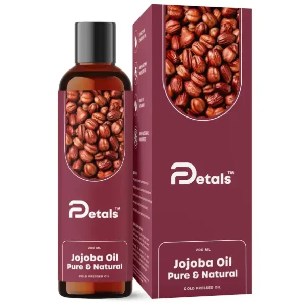 DPetals Pure Natural Cold Pressed Jojoba Oil, 200ml available on Herbkart