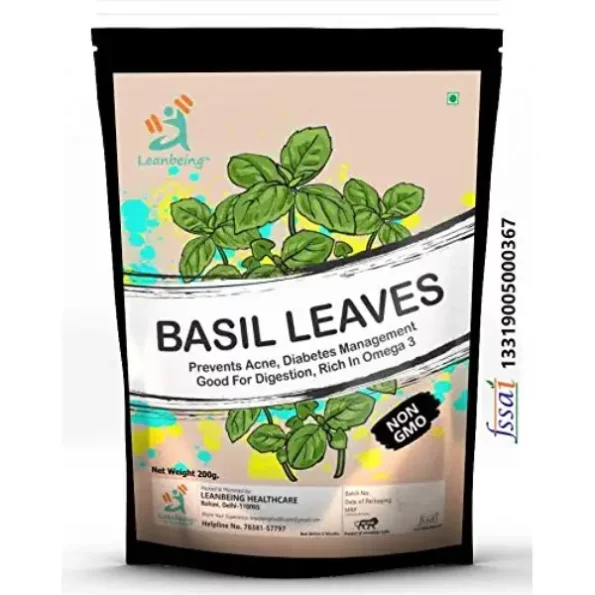 Leanbeing Basil Leaves 200G, Herbkart8t751WcUUyBpDL.webp, Herbkart8t751WcUUyBpDL