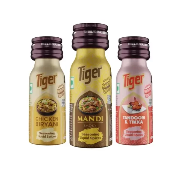 Tiger Biryani, TigerMandi, Tiger Tandoori Tikka Food Essence Seasoning Liquid Spices - 18 * 3-54 ML, Herbkart8t771qTq54jxuL.webp,