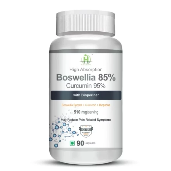 Healthy Nutrition Boswellia 85% Serrata & Curcumin 95% with Bioperine - 90 Capsules, Herbkart8t751FZiisQ9qL.webp, Herbkart8t751FZiisQ9qL