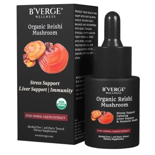 BVERGE Reishi Mushroom Liquid Extract 30 ml available on Herbkart