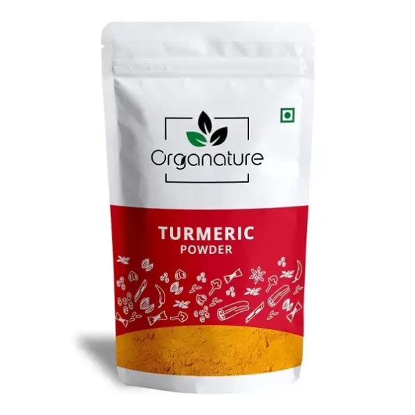 Organature Natural Turmeric Powder (350 Grams) available on Herbkart