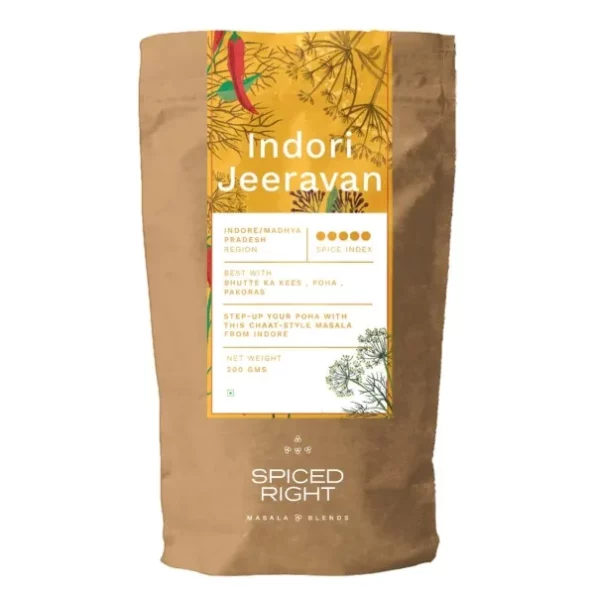 Spiced Right Jeeravan Masala Indore 200gm available on Herbkart