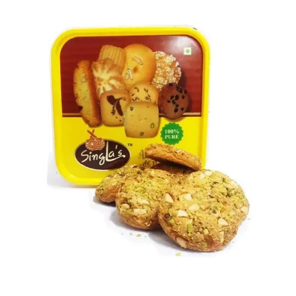 Singla Sweets Kaju Pista Cookies Biscuits (350 gm), Herbkart8t781Zrx-T1R2L.webp, Herbkart8t781Zrx T1R2L