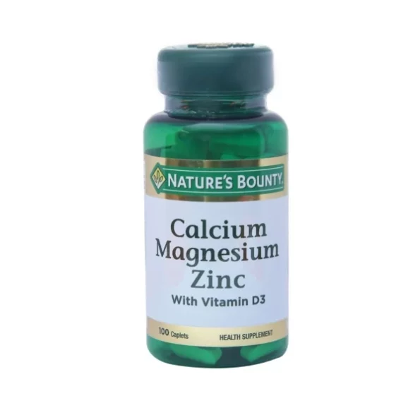 Natures Bounty Calcium Magnesium Zinc with Vit D3 available on Herbkart