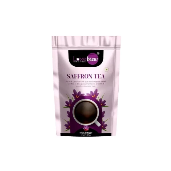 Luxebrew Saffron Tea (250g) available on Herbkart