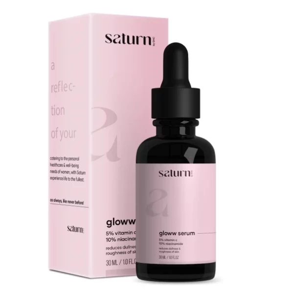 Saturn by GHC Glow Skin 5% Vitamin C Face Serum with Niacinamide - 30ml available on Herbkart