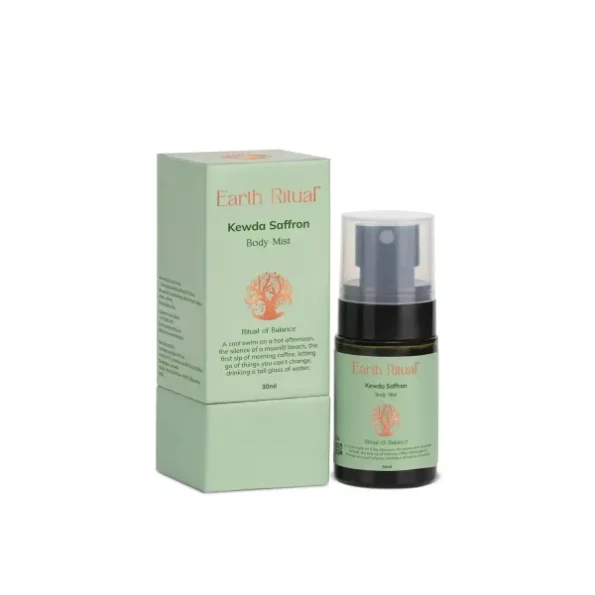 Earth Ritual Kewda Saffron Luxury Body Mist 30ml available on Herbkart