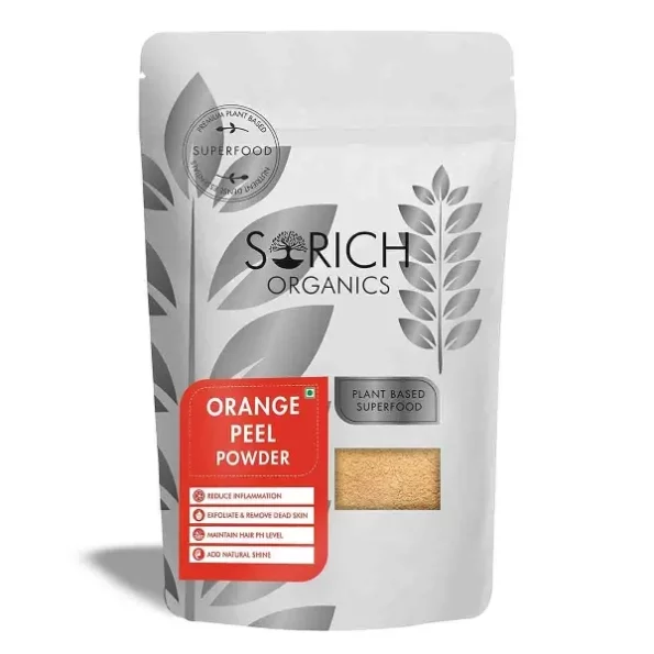 Sorich Organics Orange Peel Powder for Skin Whitening, Face, Body 100gm, Herbkart8t751xxEauuKsL.webp,