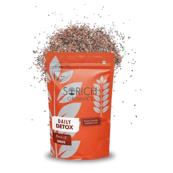 Sorich Organics Daily Detox Seed Mix for Eating 250gm available on Herbkart