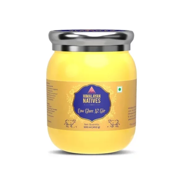 Himalayan Natives A2 Gir Bilona Cow Ghee 500ml available on Herbkart