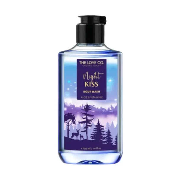 The Love Co. Night Kiss Body Wash for Women - Organic & Vegan, Long-Lasting Scent with Nourishing Shea Butter, Vitamin E, and Niacinamide - Cruelty-Free, Paraben-Free | Travel Essentials |295ml, Herbkart8t7617hqcyvM1L.webp, Herbkart8t7617hqcyvM1L