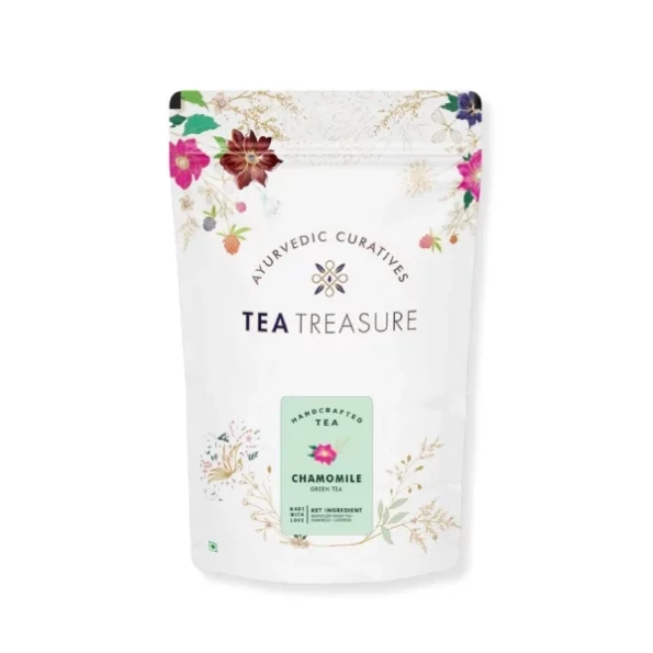 Tea Treasure Chamomile Green Tea 100gm available on Herbkart