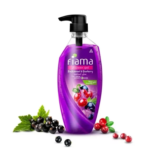 Fiama Body Wash Shower Gel Blackcurrant & Bearberry, 500ml available on Herbkart