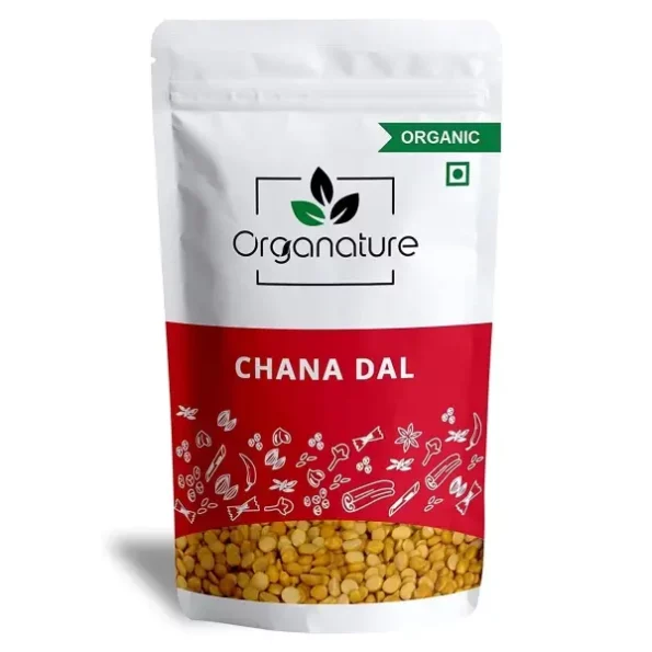 Organature Organic Chana Dal (350 Grams) available on Herbkart