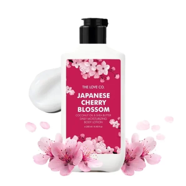 THE LOVE CO. Japanese Cherry Blossom Body Lotion - 250ml, Herbkart8t761JXNIi0L8L.webp, Herbkart8t761JXNIi0L8L