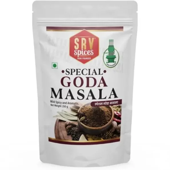 SRV SPICES (iron pounded) Special Goda Masala (250 Gm) available on Herbkart