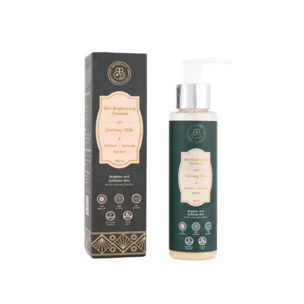 Bio Blessings Donkey Milk & Snail Mucin Skin Brightening Face Wash - 100ml available on Herbkart