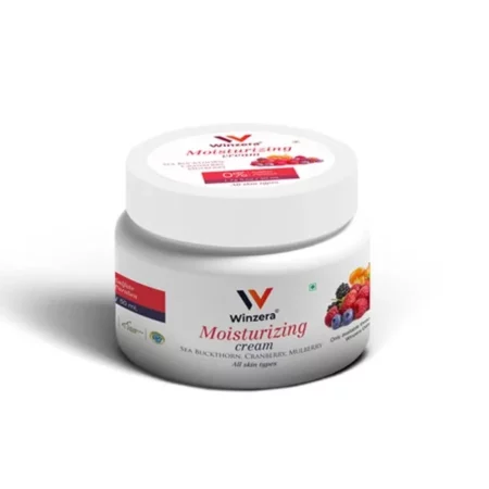 Winzera Moisturizing Cream Sea Buckthorn, Cranberry, Mulberry for All Skin Types (50 ml, Pack of 1)