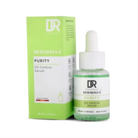 Dermosys Purity Oil Control Serum | With Hamamelis, Camphor & Bisabolol | Non - Drying | Removes Excess Oil & Anti Acne | Sulphate & Paraben Free | Daily Use Serum | For Oily & Acne Prone Skin - 30ml