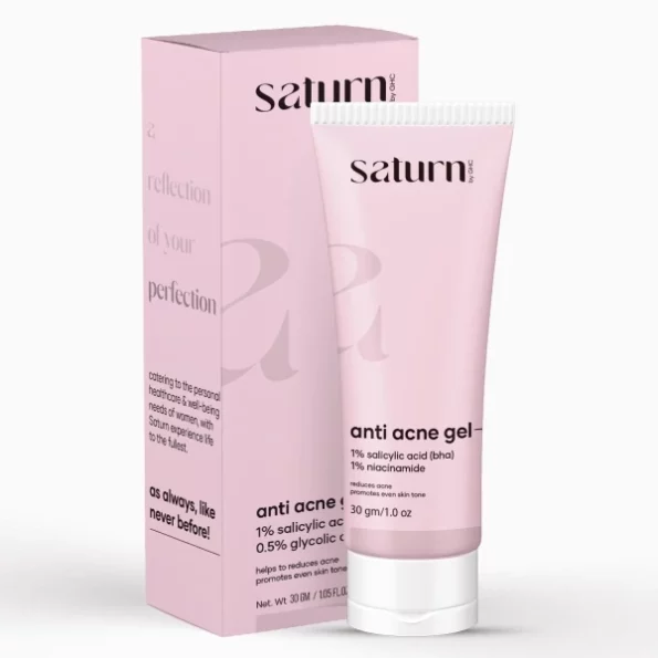 Saturn by GHC Anti Acne Face Gel - 30 g available on Herbkart