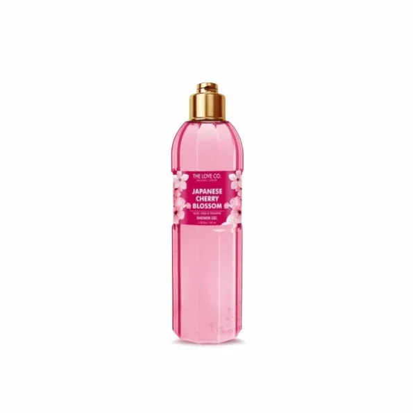 THE LOVE CO. Japanese Cherry Blossom Bath & Shower Gel - 100ml available on Herbkart