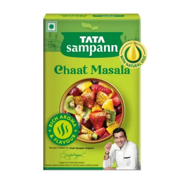 Tata Sampann Chaat Masala with Natural Oils, 100g, Chat Masala Powder available on Herbkart