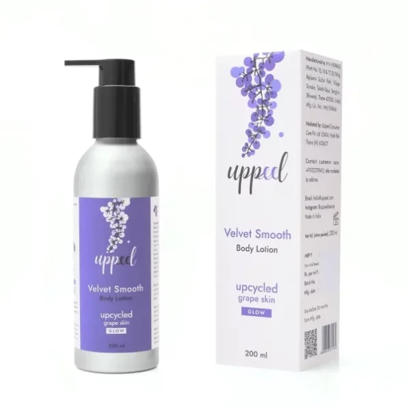 Uppeel Grape Skin Bio-Active Body Lotion 200 ml available on Herbkart