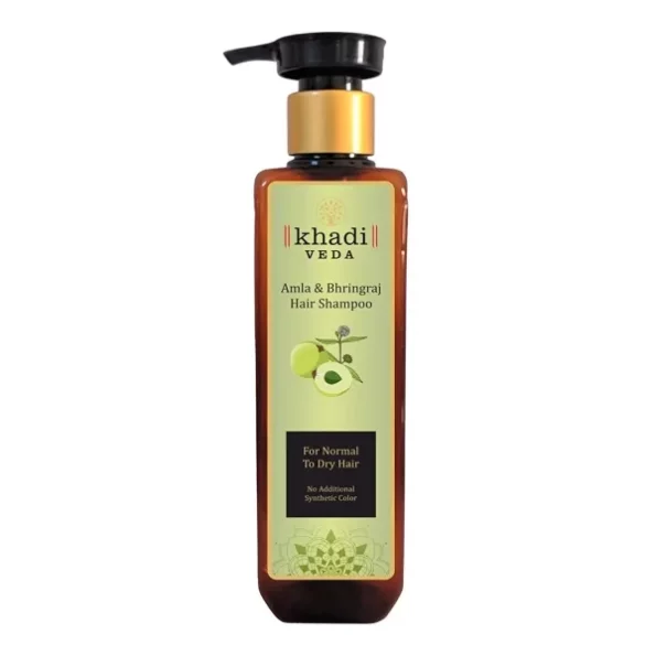 Khadi Veda Shampoo Amla Bhringraj for Oily hair - 200 ml available on Herbkart