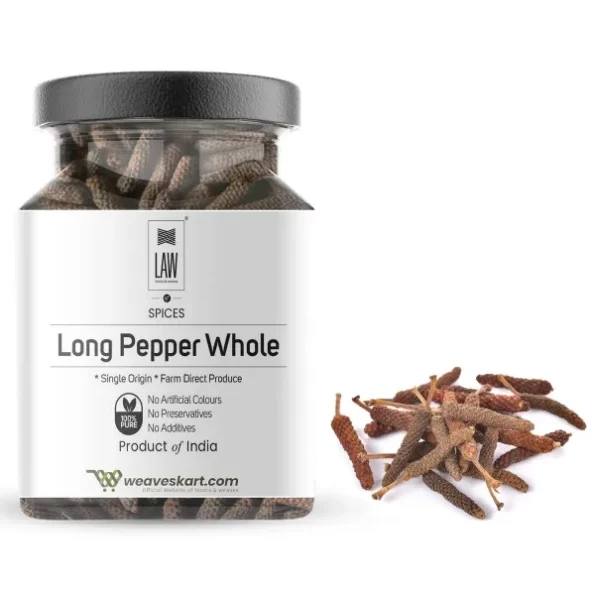 looms & weaves - Premium Dry Long Pepper Whole - 100 gm, Herbkart8t771MStbv3ikL.webp, Herbkart8t771MStbv3ikL