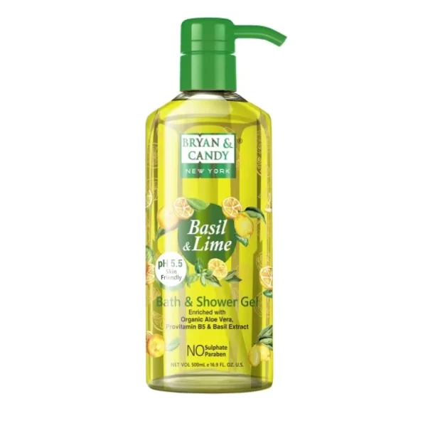 Bryan & Candy Shower Gel with Aloe Vera. Gentle, Moisturizing Body Wash 500ml available on Herbkart