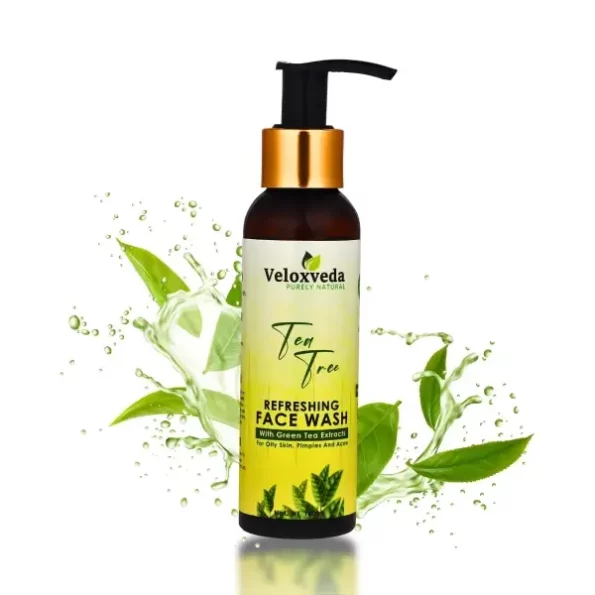 VeloxVeda Tea Tree Face wash - 100ml available on Herbkart