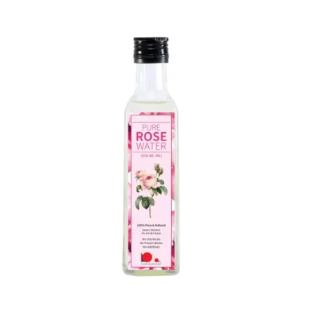 looms & weaves - Ayurveda Rose Floral Water for Face and Skin - 250 ml (Glass Bottle)
