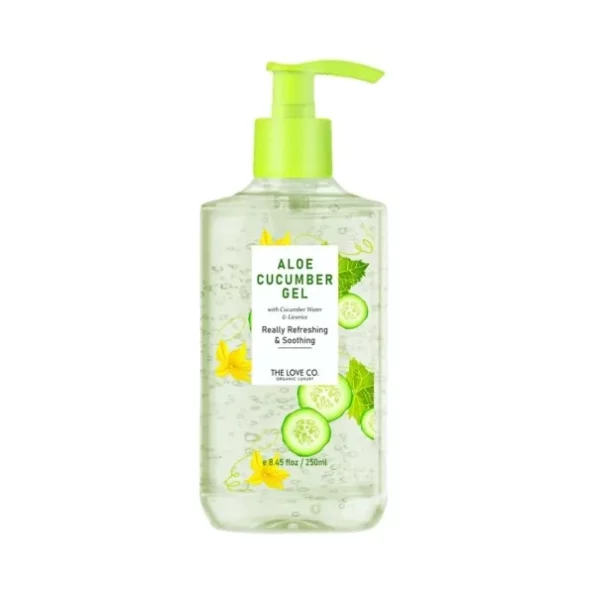 THE LOVE CO. Aloe Vera & Cucumber Extract Gel - 250ml available on Herbkart