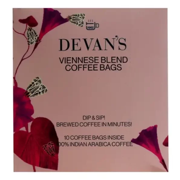 Devans Ground Coffee Dip Bags Viennese Blend available on Herbkart