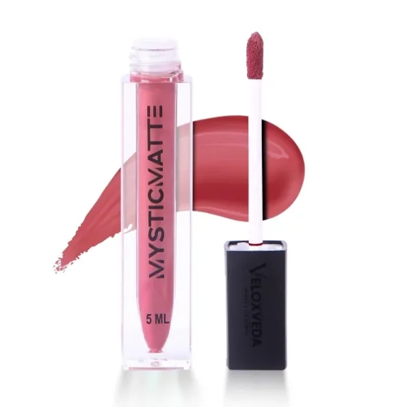 VeloxVeda MysticMatte, Liquid Matte Lipstick - Natural Elegance - 5ml available on Herbkart