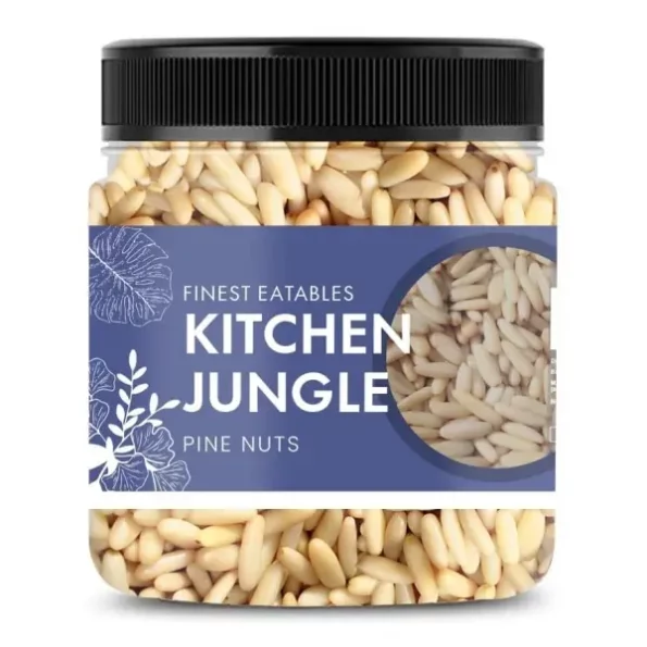 Kitchen Jungle Pine Nuts Without Shell Jar Pack (50 G) available on Herbkart