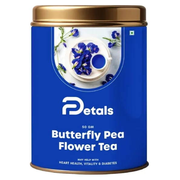 DPetals Butterfly Pea Flower Tea, 50 grams available on Herbkart