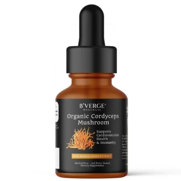 BVERGE Cordyceps Mushroom Liquid Extract 30ml available on Herbkart