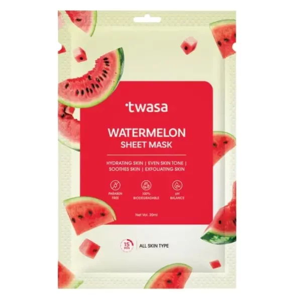 Twasa Watermelon Sheet Mask available on Herbkart