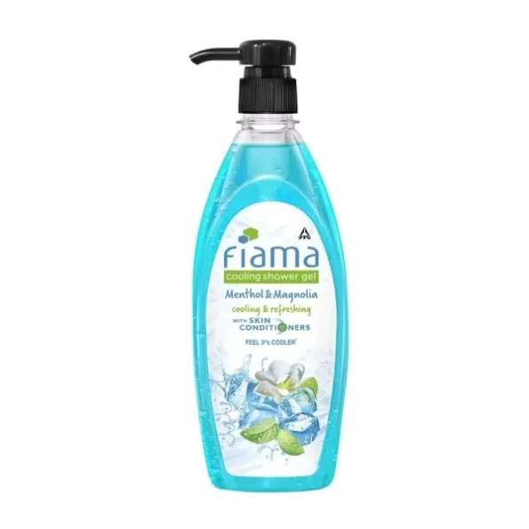 Fiama Cooling Body Wash Shower Gel Menthol & Magnolia, 500ml available on Herbkart