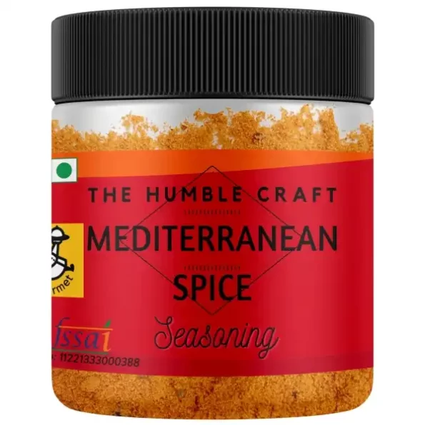 The Humble Craft Mediterranean Spice Seasoning with Savory Garlic & Herb Taste - 100gm available on Herbkart