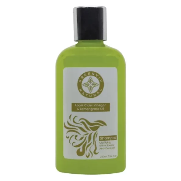 Greenviv Clarfying & Anti Dandruff Shampoo- Apple Cider Vinegar & Lemongrass, 280ML available on Herbkart