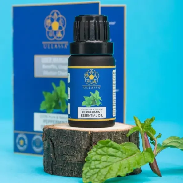 ULLASSA Peppermint Essential Oil available on Herbkart