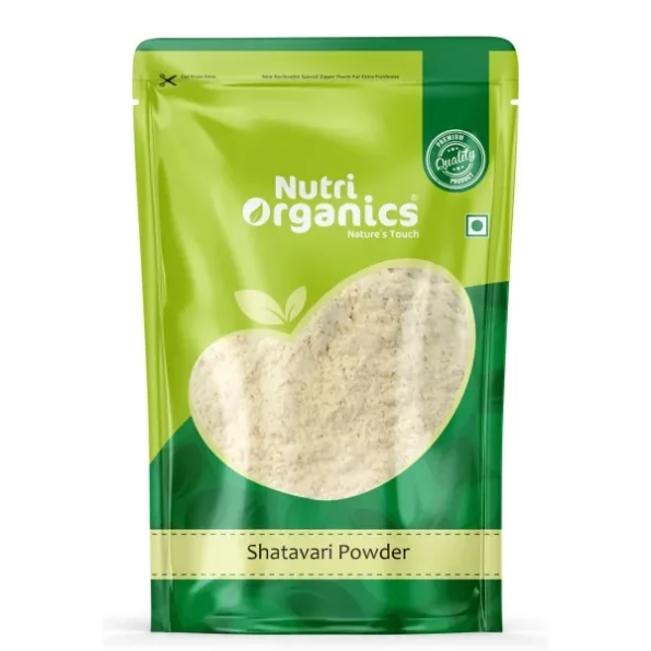 Nutri Organics Shatavari Powder - 50g | Balance Women's Hormones With Ayurveda | Herbal Supplement | Good For Healthy Digestion & Reproductive System, Herbkart8t771Fq38WtwgL.webp, Herbkart8t771Fq38WtwgL