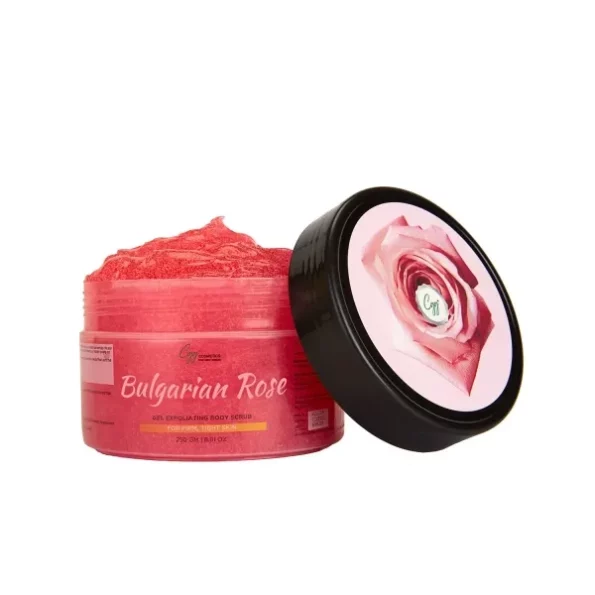 CGG Cosmetics Bulgarian Rose Gel Exfoliating Body Scrub - 250Gm, Herbkart8t7614TRc-M7wL.webp, Herbkart8t7614TRc M7wL